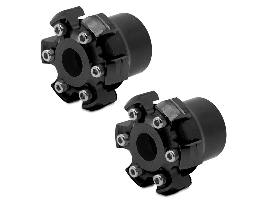 Protetor Decorativo Anticaída Para Eixo Motor Ou Roda Ewtb-006 Preto