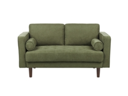 Sofá de 2 Lugares BELIANI Nurmo de Tecido Verde Escuro 140x74x78