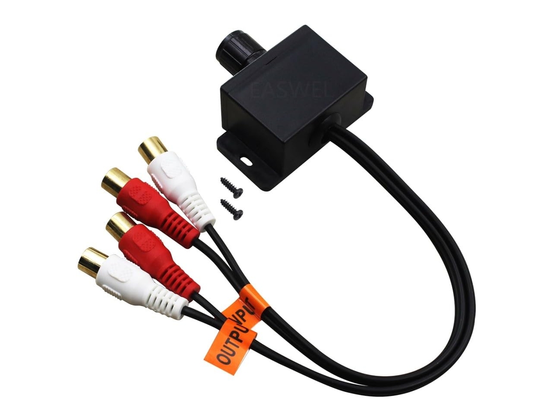 Amplificador De Áudio Automotivo, Controle Remoto De Volume Graves Rca
