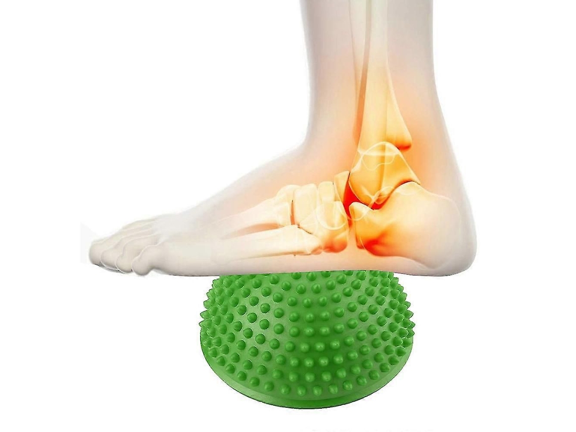 Pods De Exercícios De Equilíbrio Com Meia Bola De Massagem Nos Pés, Com Pontas Para Terapia Muscular Profunda Dos Pés