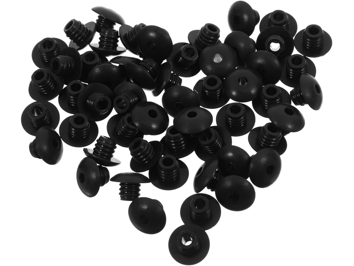 Conjunto De 120 Batentes Borracha Para Ganchos Painel Perfurado, Fixad