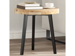 Vidaxl Tampo De Mesa Redondo Ø40x4 Cm Madeira De Acácia Maciça