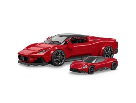 Hot Wheels Conjunto De Construção Maserati Mc20 Mattel Brick Shop Mattel Brick Shop Jfr90 Mega