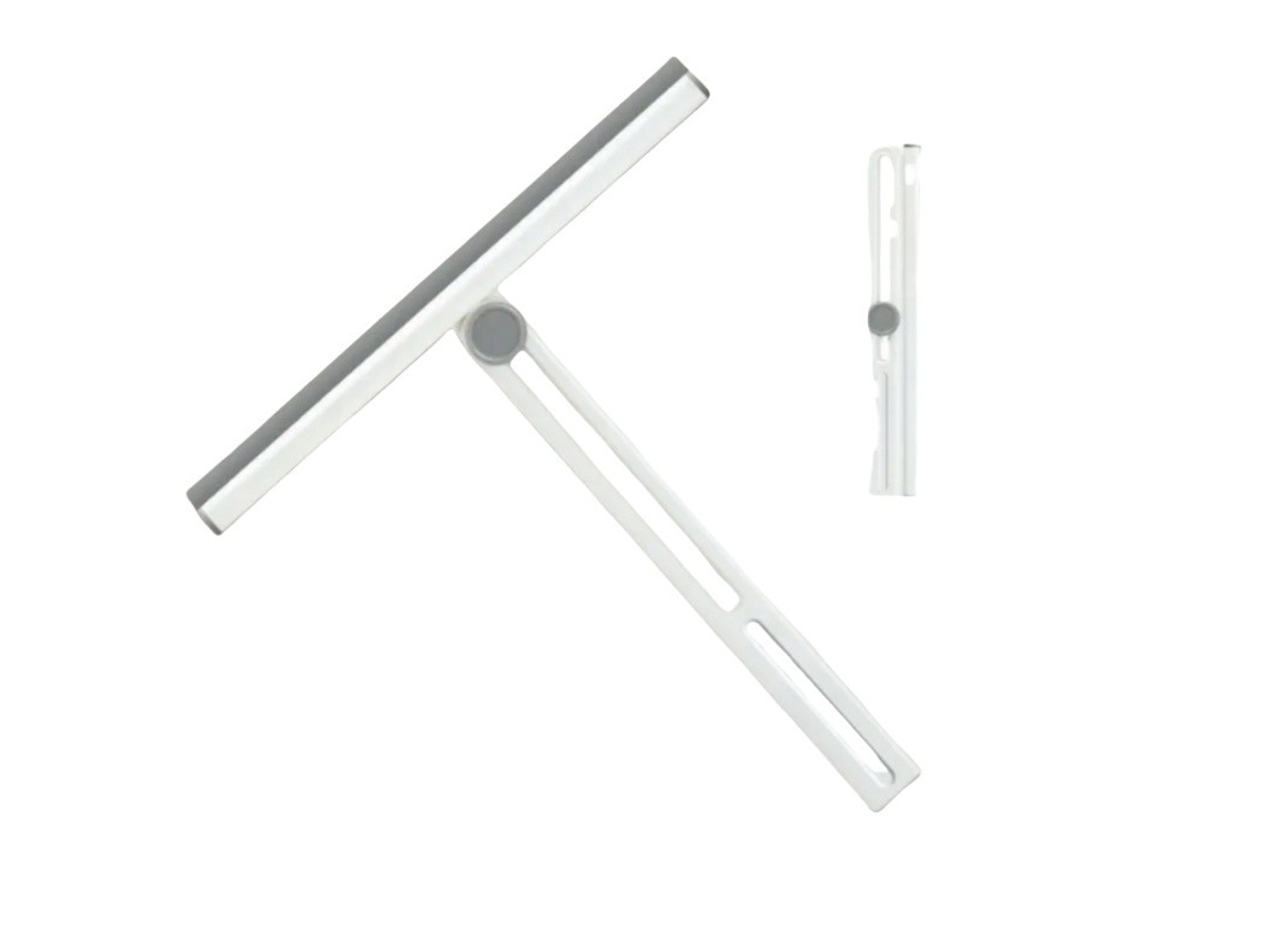 Rodo Dobrável Para Vidro, Chuveiro, Balcão De Cozinha, Janela Carro, Bege, 28 Cm