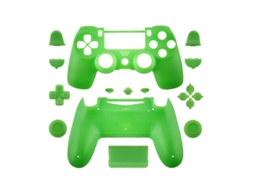 Conjunto De Capa Protetora Completa / Botões Para Controle Ps4 Playstation Slim Pro (jdm-040) Czhhmart Verde