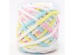 Vylara Fio Grosso Macio 100g Para Tricô E Crochê, Cachecol, Camisola, Tapete Diy - Amarelo, Branco, Azul, Rosa