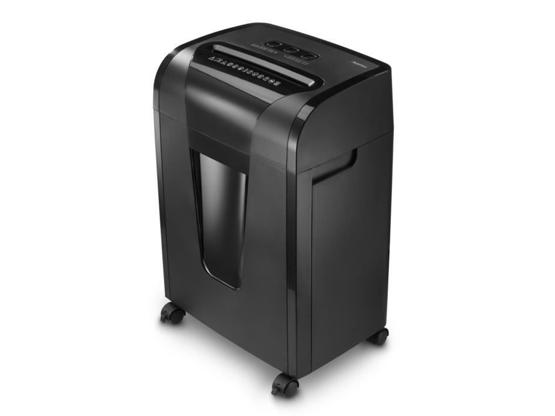 Destruidor De Documentos - Hama - Prime M100 - Segurança P5 - Cor Preto - Micro-corte