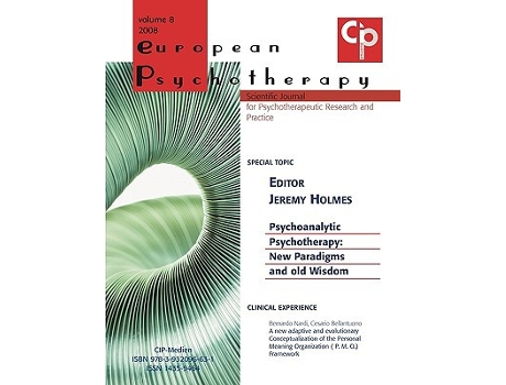 Livro European Psychotherapy Vol 8 de Krause e Rainer (Inglês)