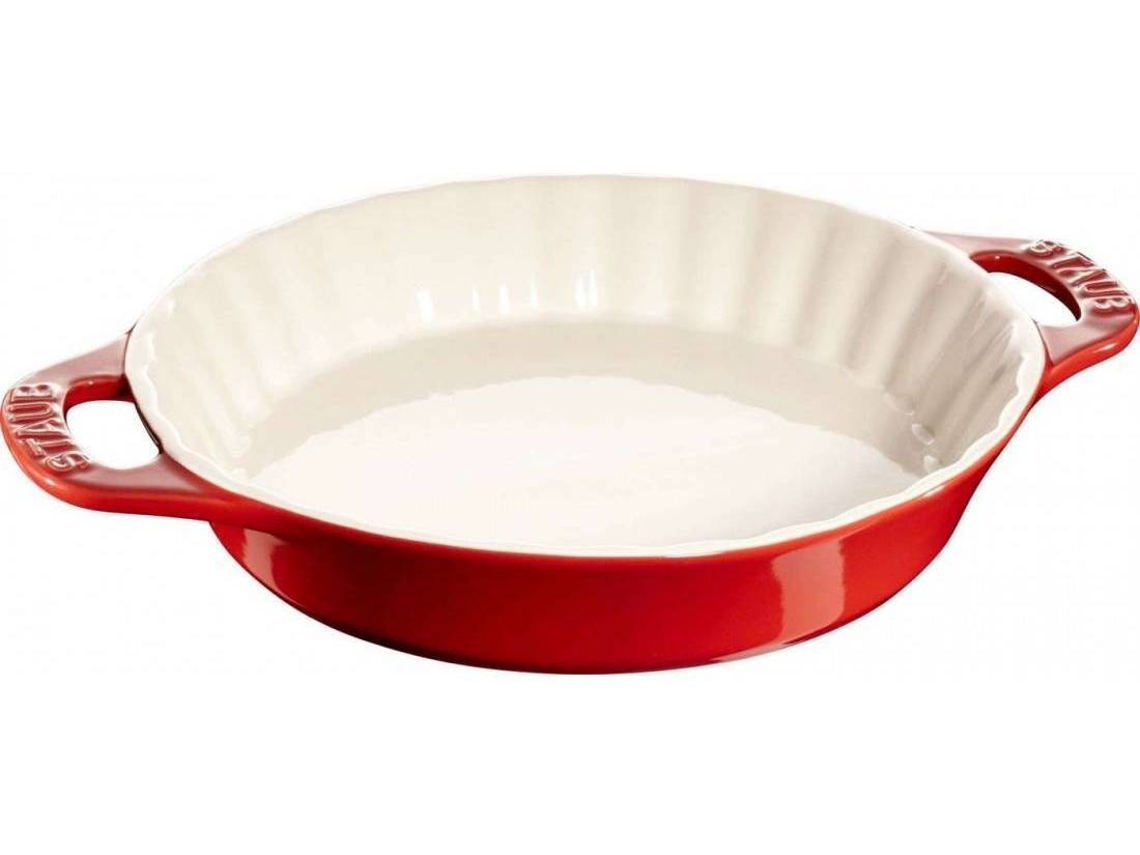 Tarteira STAUB (Vermelho - Grés - 28 cm)