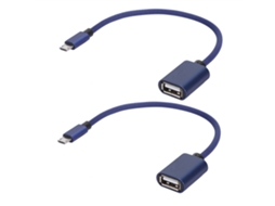 Adaptador Micro Usb Otg LAXISCREED Azul 2un