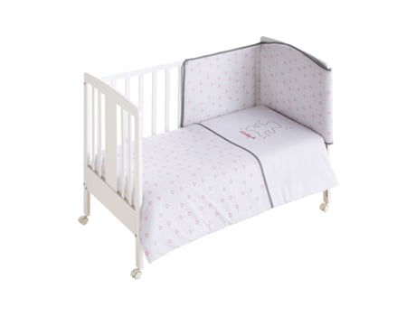 Conjunto Nordprot 100 Berço Bord Lulu Allover Lulu Castagnette