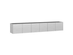 Garden Raised Bed, Garden Raised Beds Vidaxl Prateado Aço (480 X 80 X 77 Cm)