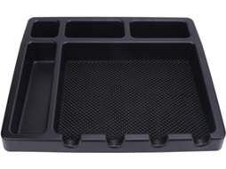Bandeja de Armazenamento SFUSHOS em ABS, 4 entalhes, antiderrapante, para ferramentas de corte