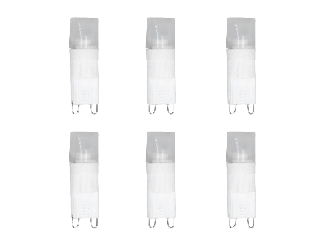 Conjunto de 6 Lâmpadas Led G9 de Baixo Consumo CHABERLU