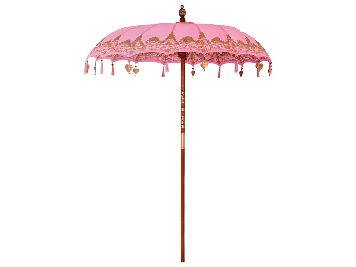 Parasol Balinês Rosa 185 X 185 X 260 Cm HARLANV1