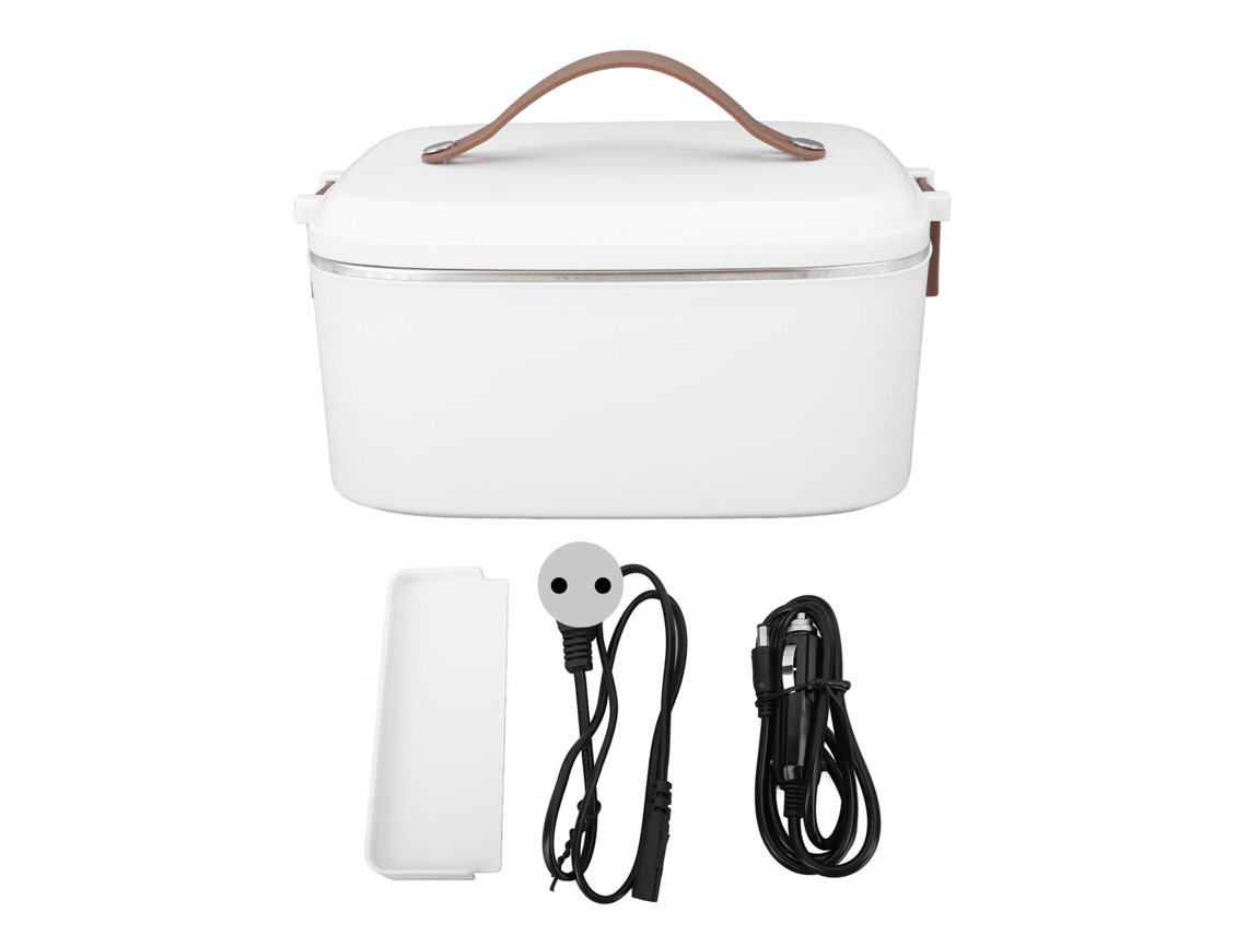 Caixa de almoço elétrica 1.8l 70w aquecedor de comida portátil para carro e casa inox eu plug 220v | S/MARCA