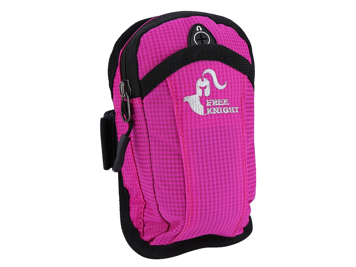 Braçadeira para Celular à prova d'água para esportes 5,5-6 polegadas Free Knight rosa vermelho