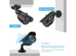 1080p 2.0mp Bullet Analog Camera With Metal Housing Built in 36pcs Ir cut Led Lights Intelligent Motion System Ip66 Waterproof Ntsc System LAXISCREED