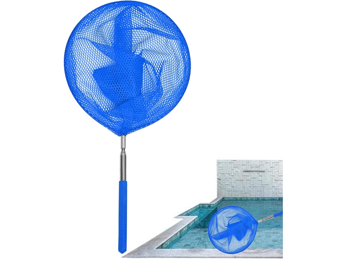 Rede Para Piscina Com Haste Telescópica, Rede Para Piscina Com Cabo, Cesto De Malha Ultrafina, Para Piscinas.