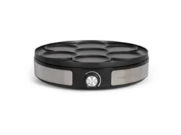 Crepeira Reversível Livoo Dop247 1500w Placa Reversível 1 X Ø33 Ou 7 X Ø10 Cm Antiadessivo Termostato Ajustável