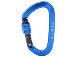 Carabina de Bloqueio Screwgate 10kn Alumínio Azul