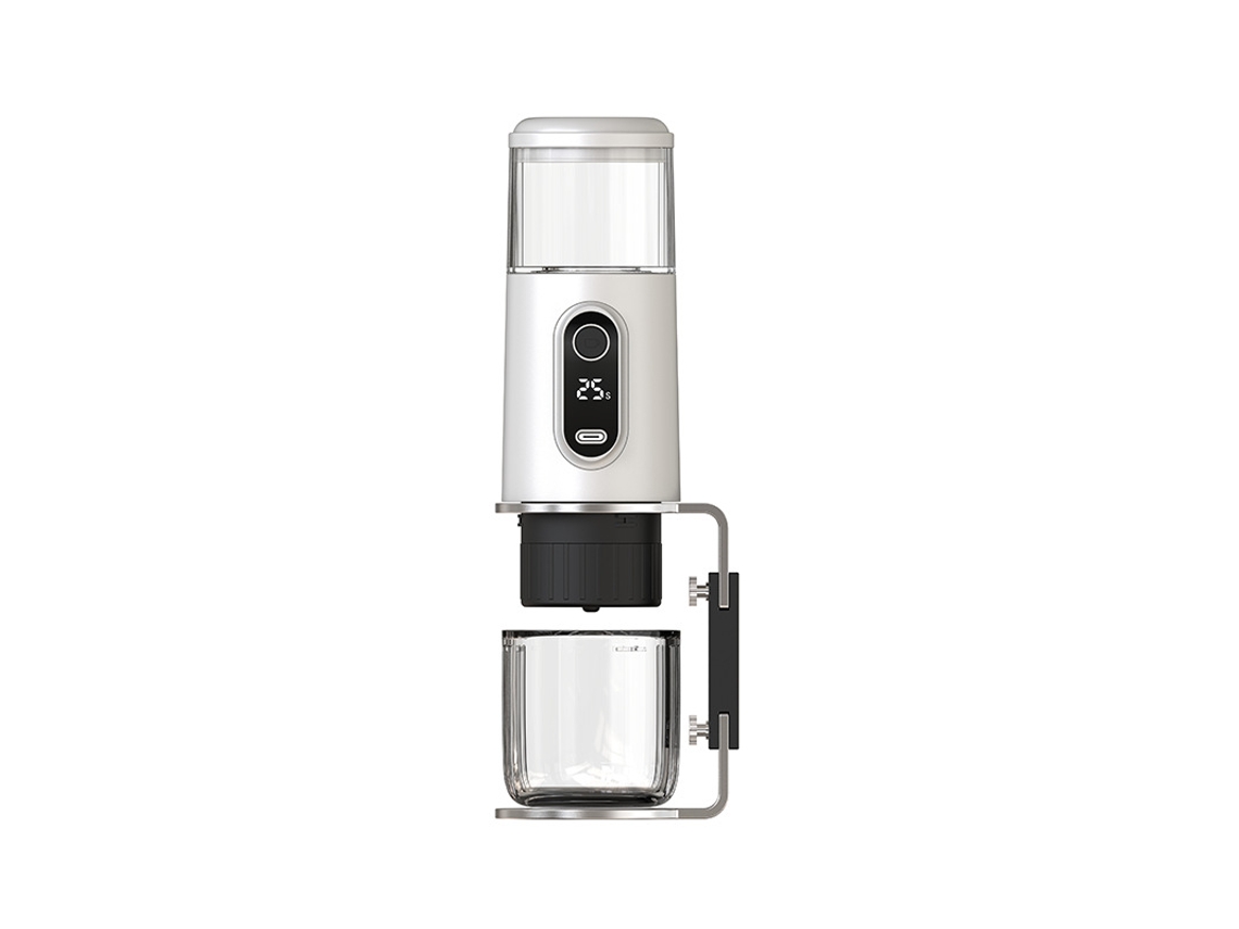 Máquina Café Expresso Portátil Eifson 19bar 2600mah 2-em-1 Sem Aquecimento (ferva Água) Para Pó E Cápsulas Branco