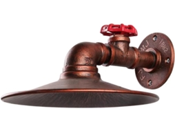 Luminária De Parede Retrô Steampunk Em Ferro Para Quarto, Sala De Estar Ou Mesa Cabeceira