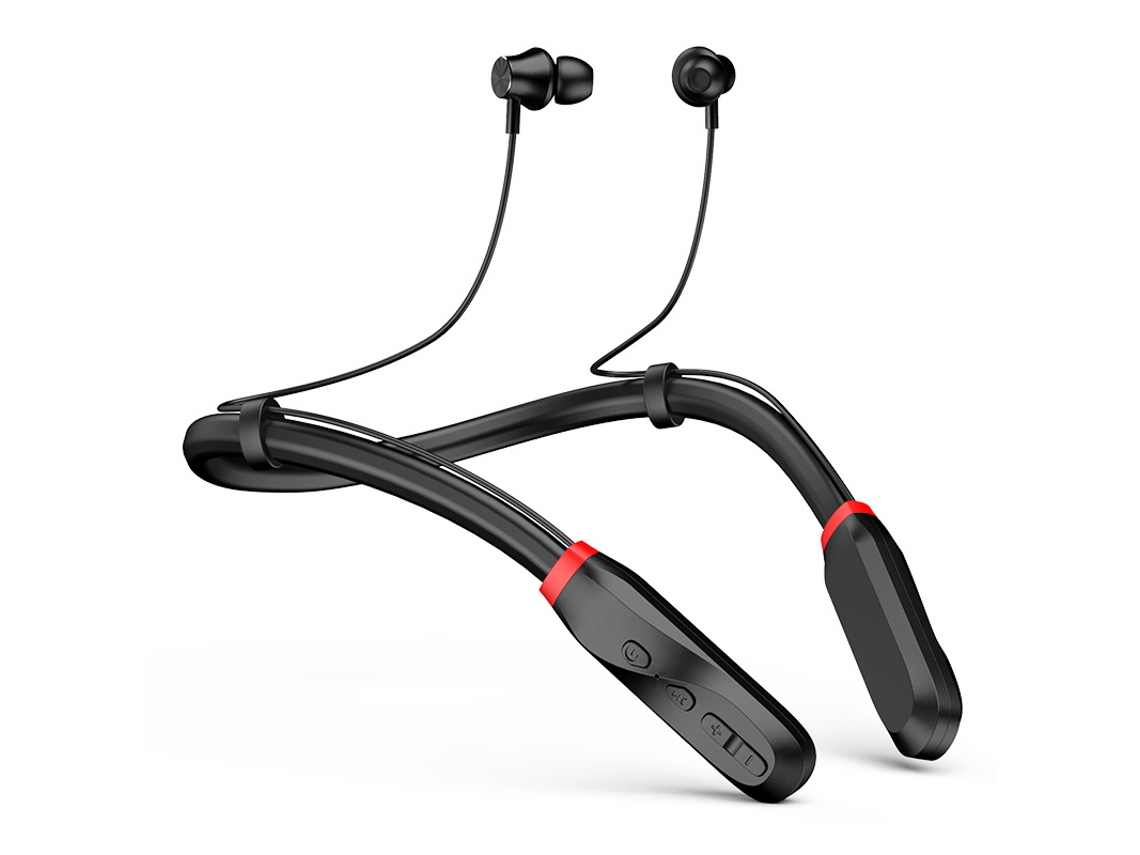 Fone de Ouvido MDUG Bluetooth com microfone, 120h de bateria, som surround 5.1, neckband