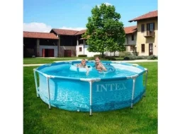 Piscina Tubular INTEX Redonda Beachside com Bomba de Filtro (4.485 L - PVC - 305x76 cm)