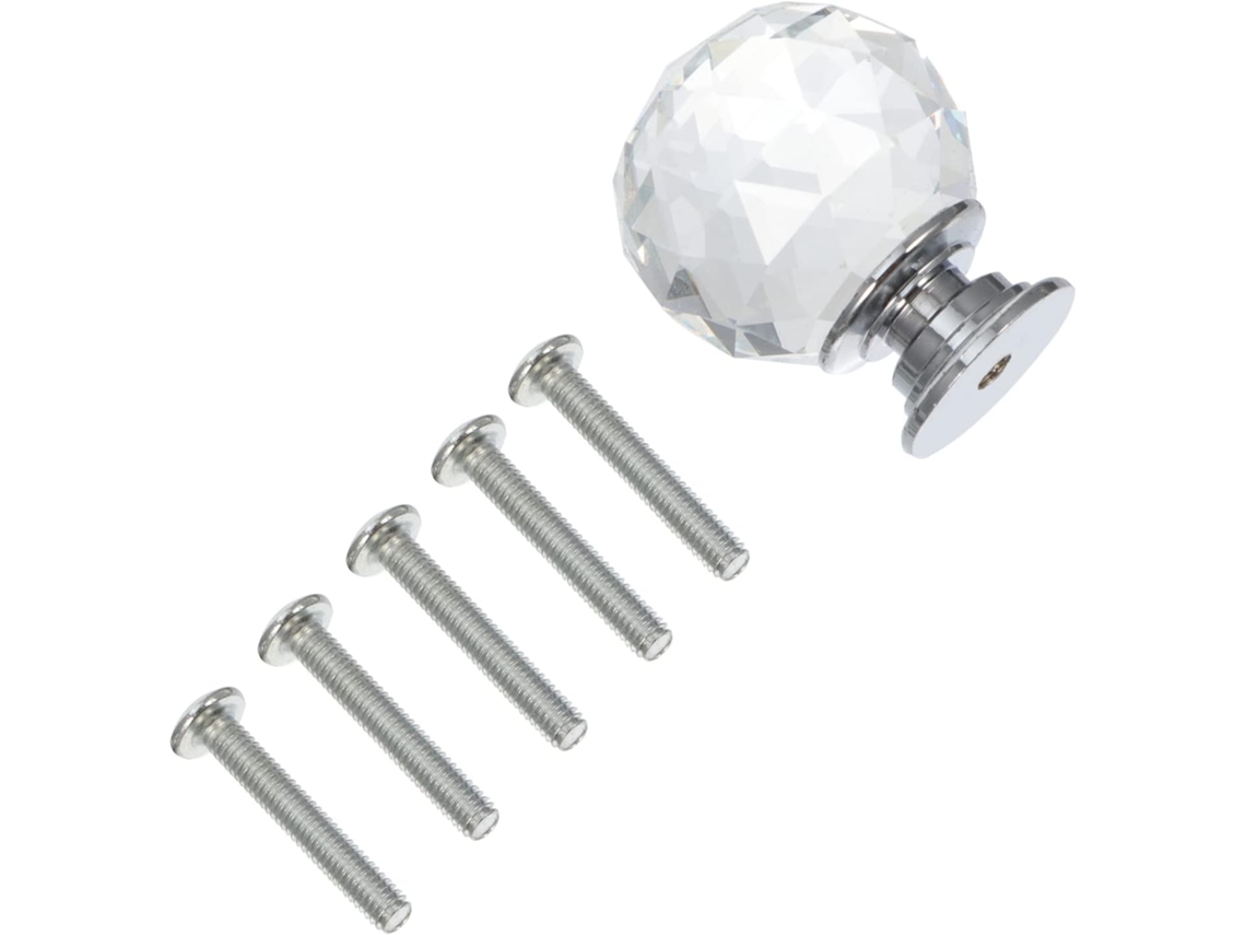 Puxadores De Cristal Para Portas, Conjunto De 4 Puxadores Cristal Para Gavetas, Puxadores De Cristal Para Cômoda
