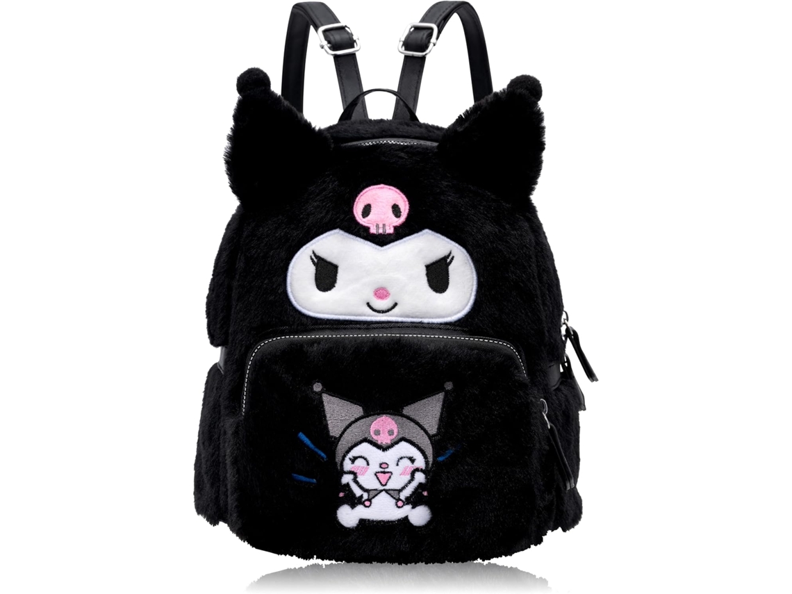 Mochila Feminina Roffatida De Pelúcia Fofa Com Desenho Animado, Estilo Kawaii, Leve E Bordada,
