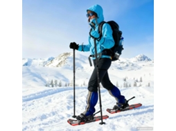 Vidaxl Raquetes De Neve 3 Em 1 Vermelho E Preto 78,5 X 22 Cm