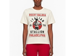 Rockinstone Rocky Movie Balboa Solid Natural Adult T-shirt Size:m