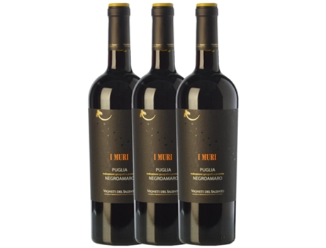 Vinho VIGNETI DEL SALENTO Vigneti Del Salento I Muri Negroamaro Puglia (0.75 L - 3 unidades)