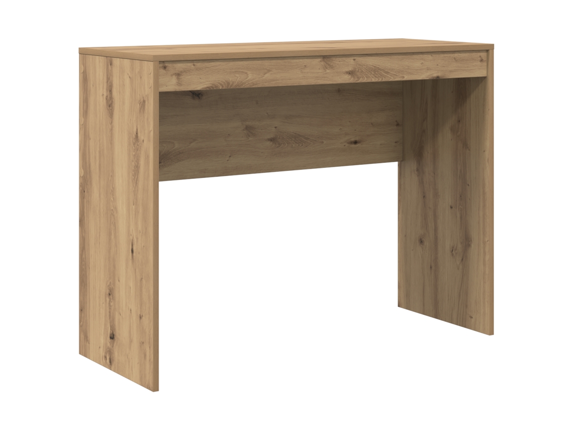 Conjunto 1 Mesa Compacta Vidaxl Castanho Derivados De Madeira (100 X 40 X 76 Cm)