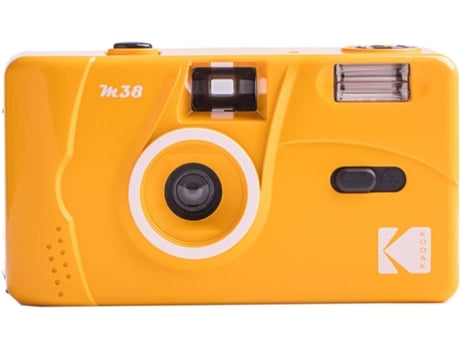 Máquina Fotográfica Reutilizável KODAK M38 Amarelo