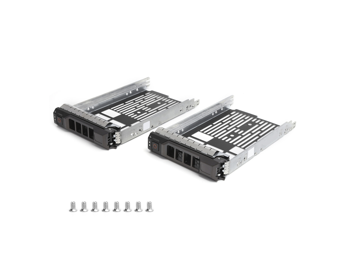 2 Peças Suporte De Prateleira Para Disco Rígido Sas De 3,5 Polegadas Para Servidor Dell R510 R710 R530 R720xd R730xd