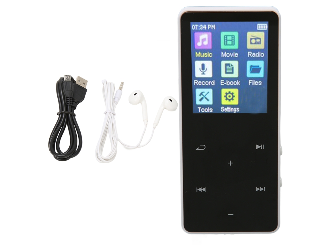 Reprodutor Mp3 EOOCOO (tela de 1,8 Polegadas Touch Bluetooth)