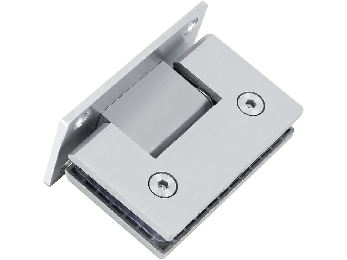Dobradiça De Parede Para Porta Box Sem Moldura Gowenic, Suporte De 8a 10mm Para Fixação Na Parede Ou No Vidro, Suporte