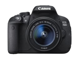 Kit Máquina Fotográfica CANON 700D+18-55IS +55-250IS VUK (APS-C)