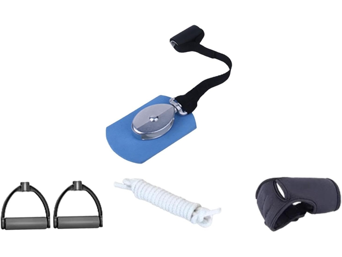 Kit De Exercícios Com Polia, Argola, Corda E Acessórios. Equipamento