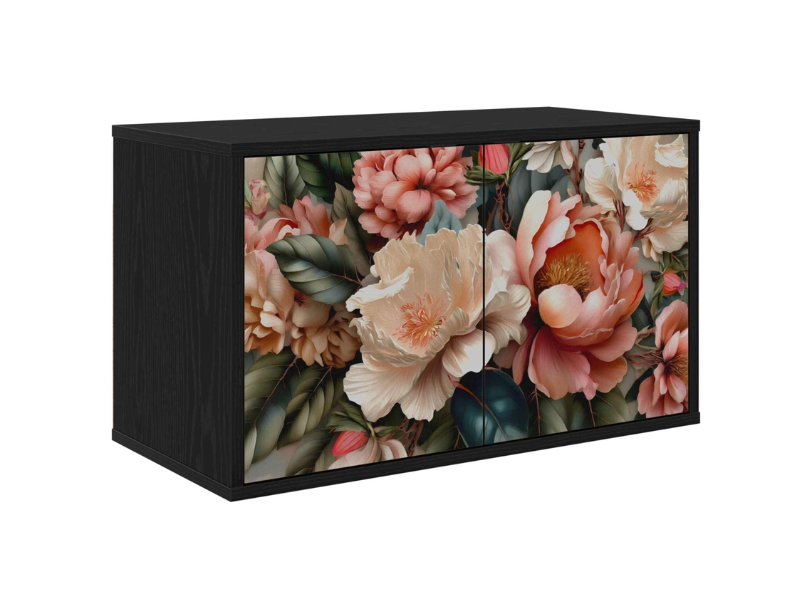 Vidaxl Armário De Tv Montado Na Parede Borne 69 X 33 X 40 Cm