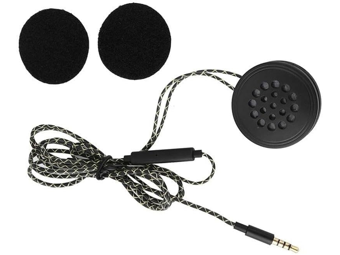 Casque De Moto Com 3 Alto-falantes 5 Mm, Carrega Chamadas Rede Para Ciclistas, Compatível Leitores Mp3 E