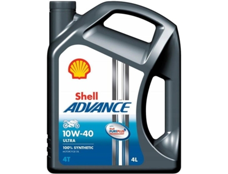 Aceite Shell Advance 4t Ultra 10w40 4l Ce U (sn/ma2)