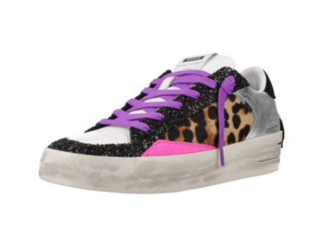 de CRIME LONDON CRIME LONDON SK8 DELUXE WEDGE ANIMAL PRINT 68