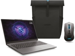 Pack Portátil Gaming LENOVO LOQ 15IAX9E-030 (Outlet Caixa Aberta - 15.6'' - Intel Core i5-12450HX - RAM: 16 GB - 512 GB SSD PCIe - NVIDIA GeForce RTX 3050) 