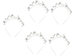 Conjunto De 5 Tiaras Elegantes Para Casamentos E Eventos Festivos - Acessório De Cabelo Chique Para Festas