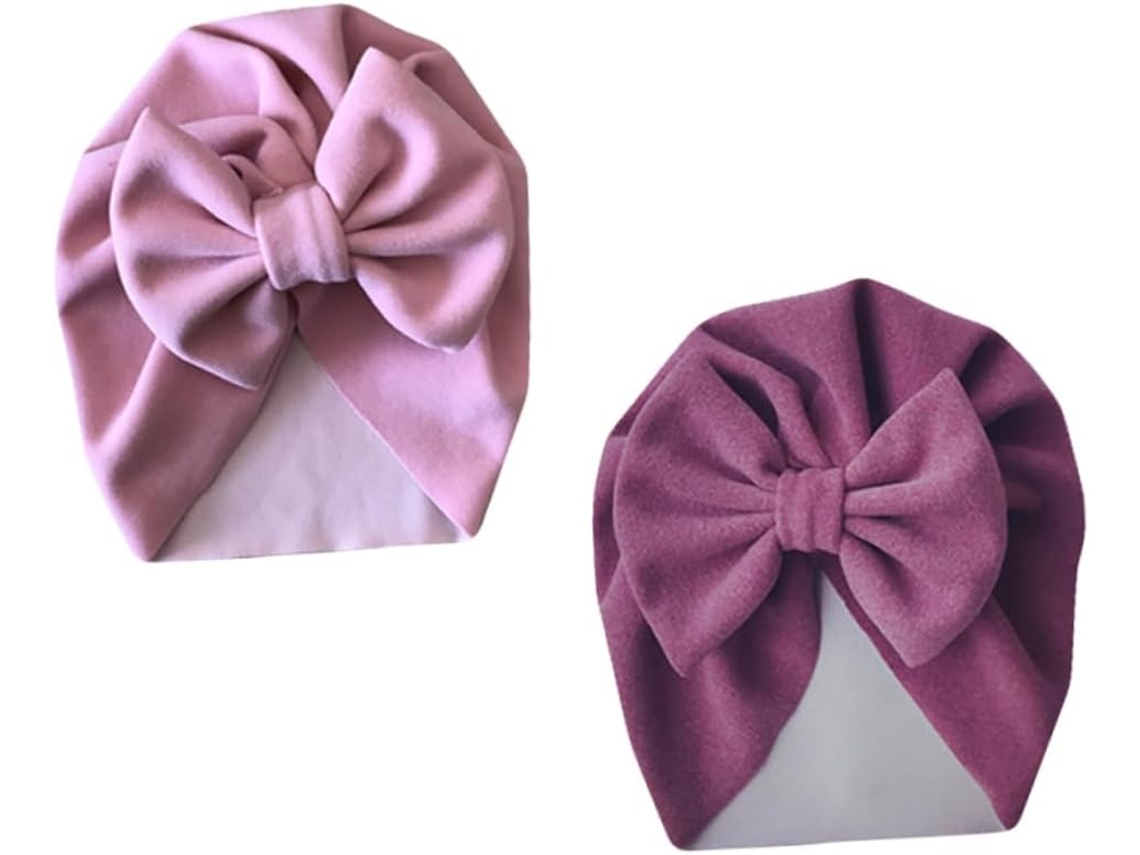 Gorro De Lã Quentinho Para Brinquedos, Gorros Com Laço Para Bebês.