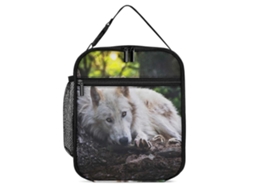 Lancheira/bolsa de viagem White Wolf para homens, mulheres, meninos, meninas e adolescentes. Lindos coolers portáteis Aquaforge.