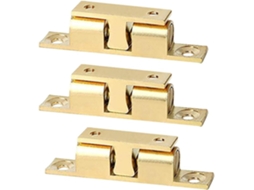 Craftrou Conjunto De 3 Peças Trava Porta Armário Com Ventosa Ajustável, Trava De Esfera Dupla Metal Para Uso Doméstico